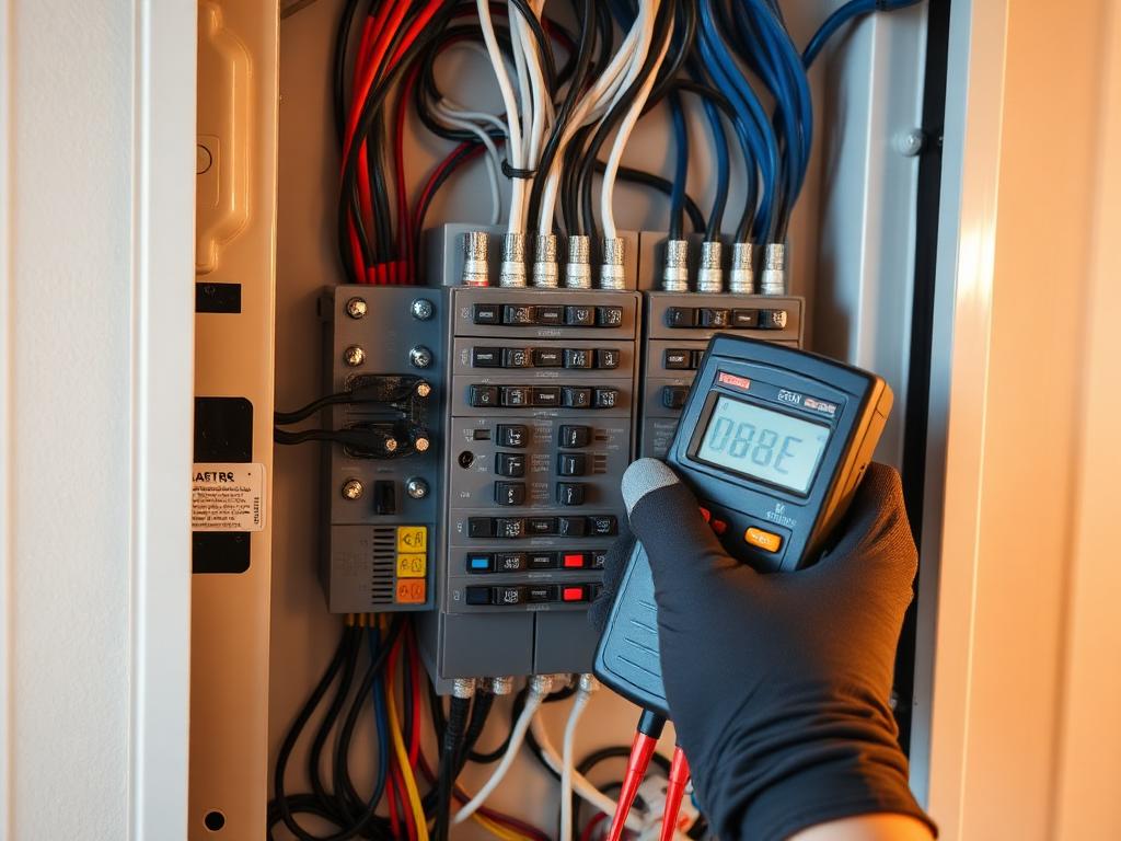 A to Z Electric work in a Saskatoon home