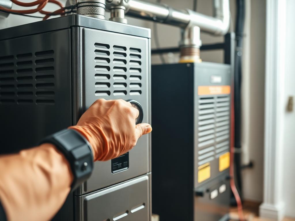 A to Z Heating work in a Saskatoon home